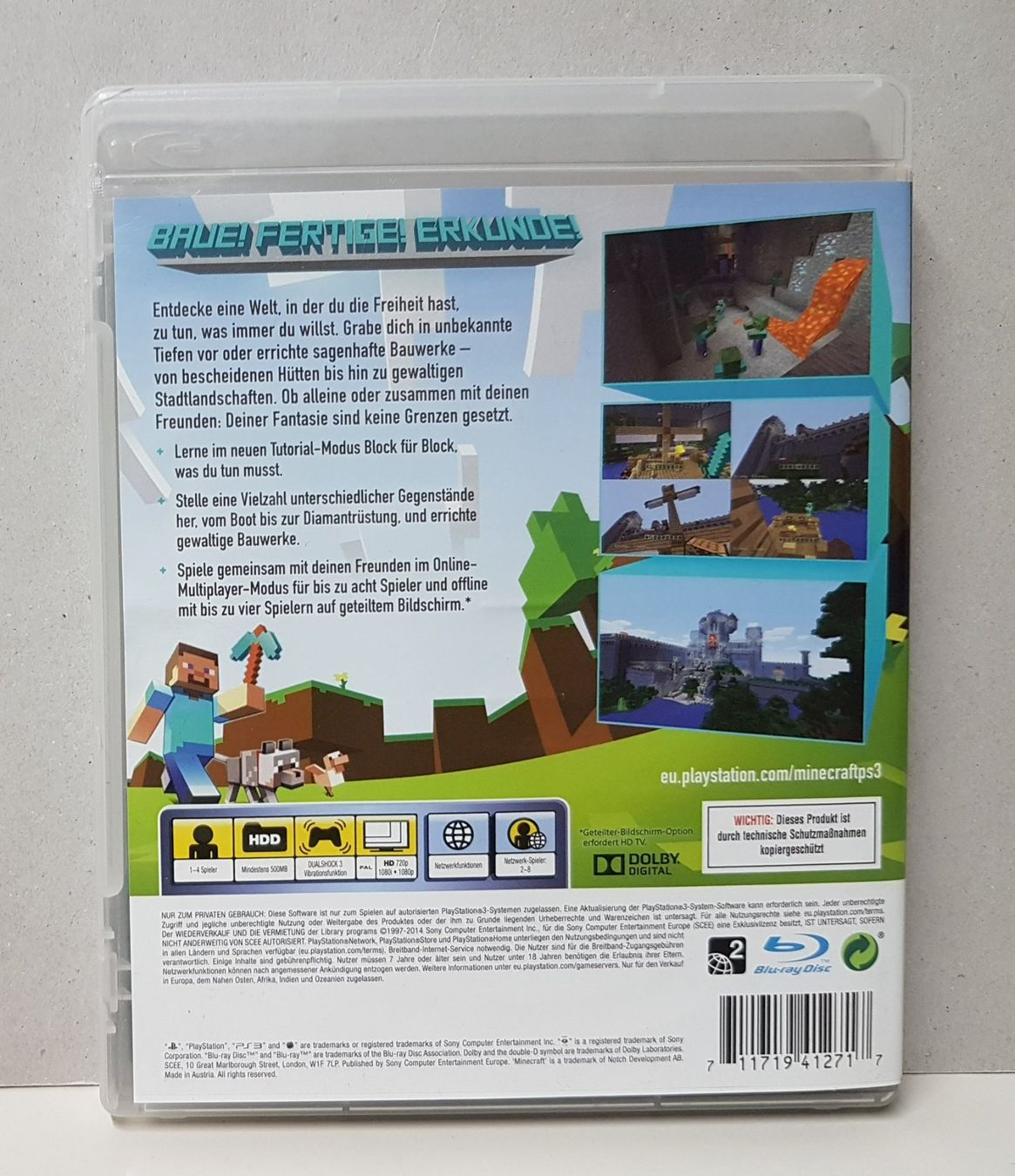 Sony Giochi: 😎 PS3  Minecraft PlayStation 3 Edition – Usato da Schüpfheim venduto da Games_Spielkonsolen 2