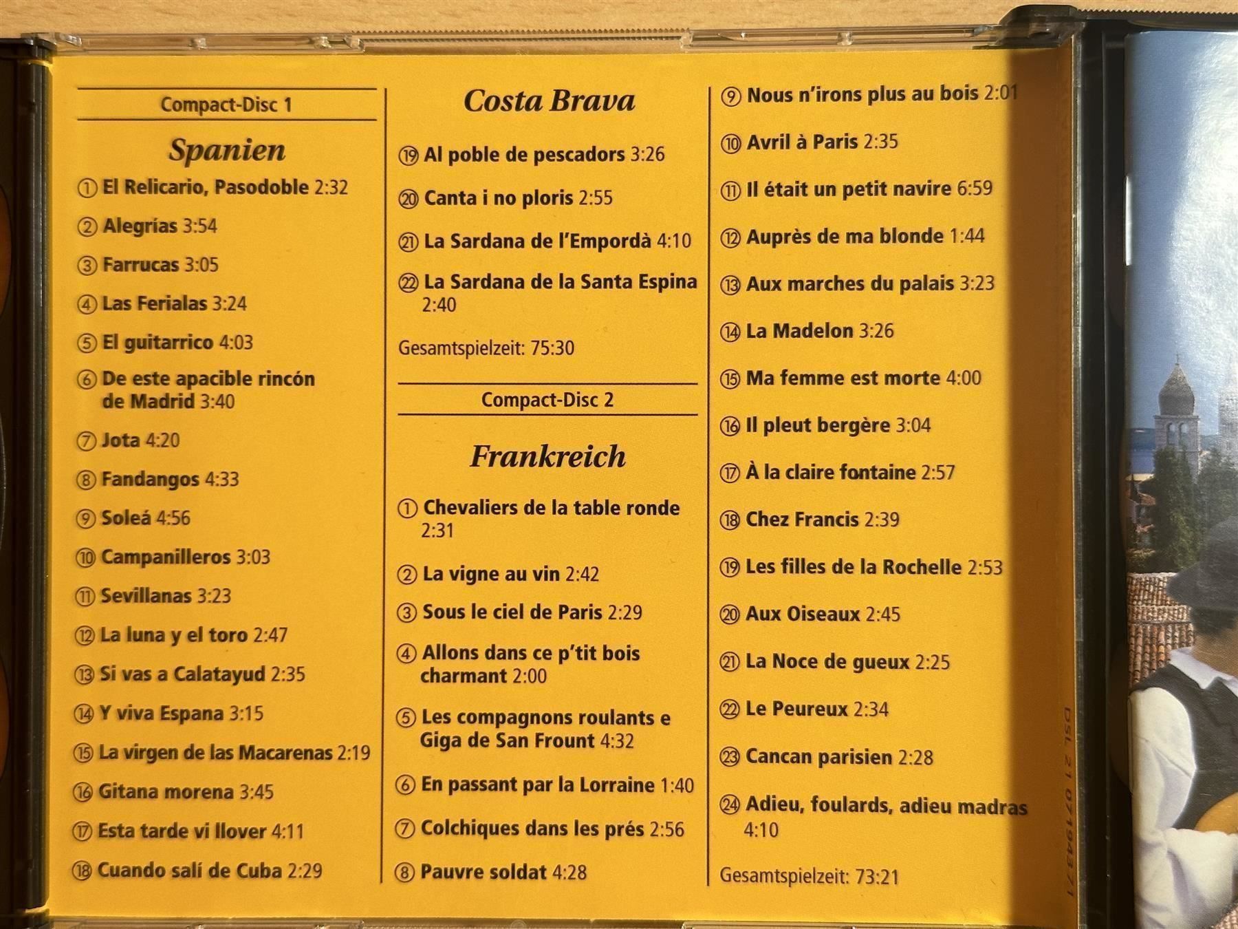 CD: Die Seele des Südens - Folklore m - 5 CD – Usato da Rikon im Tösstal venduto da Alpenmutz 3