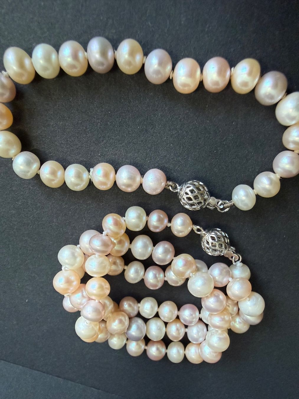 Catenine: Echte Perlen Kette mit Armband – Usato da Spiegel b. Bern venduto da Rogger72 2