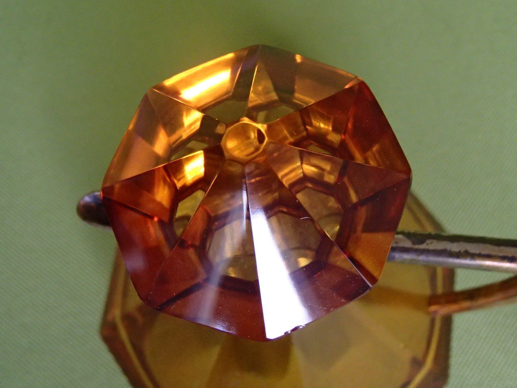 Caraffe: Art Deco Honig gelbe versilberte Karaffe – Usato da Schöfflisdorf venduto da pullux 6