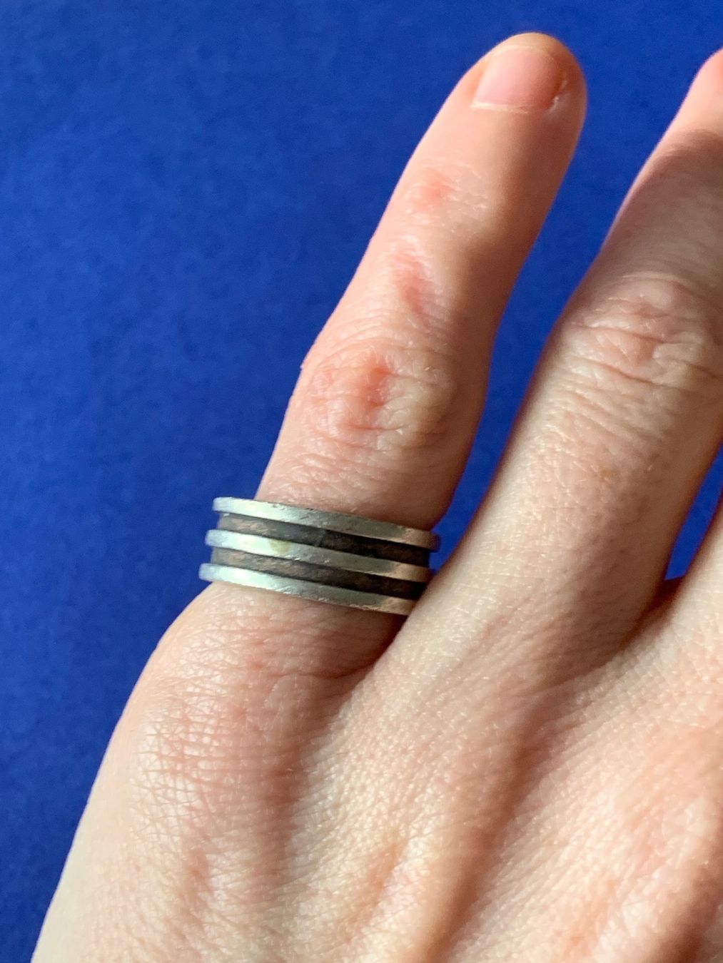 Bagues: Silberring 2 RILLEN Blacki (54) – D'occasion à Dittingen par Bellevista 5