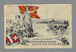 1909, GENÈVE, CONCOURS INT. DE MUSIQUE