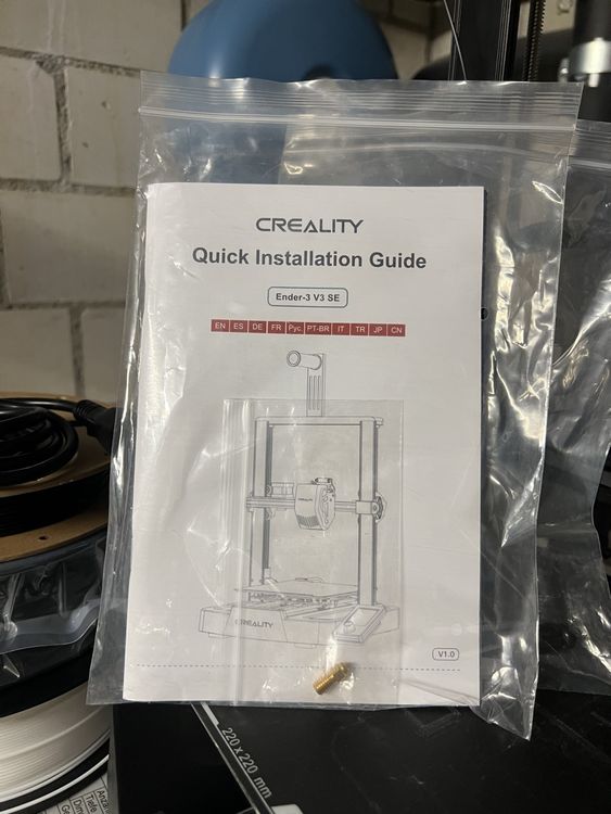 Creality Imprimante 3D: Creality Ender 3 V3 SE + PLA/TPU – Komplett, kaum genutzt – D'occasion à Dänikon ZH par RAFIMIKI 3