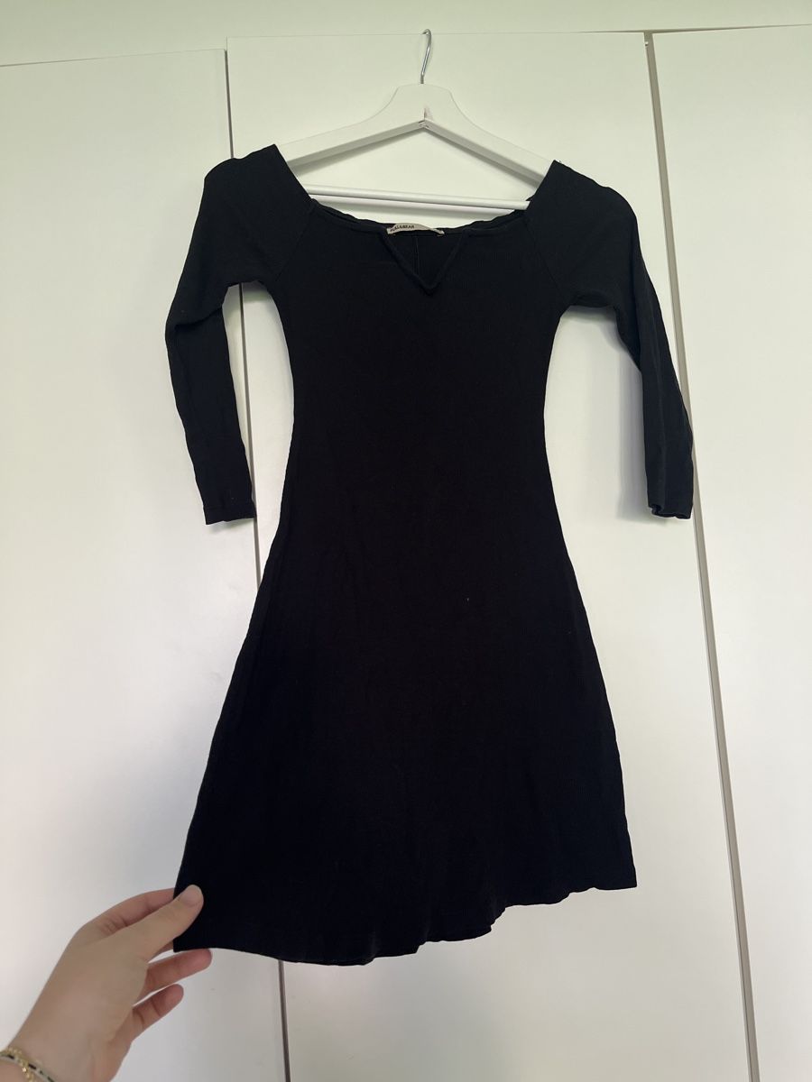 Pull&Bear Kleider: Pull&Bear Kleid Schwarz, Grösse S, Top Zustand! – Neu (gemäss Beschreibung) aus Gockhausen von Lali013 1
