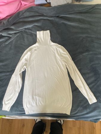 White Turtleneck Sweater