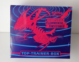 Pokémon Flammende Finsternis Top Trainer Box Sealed Booster