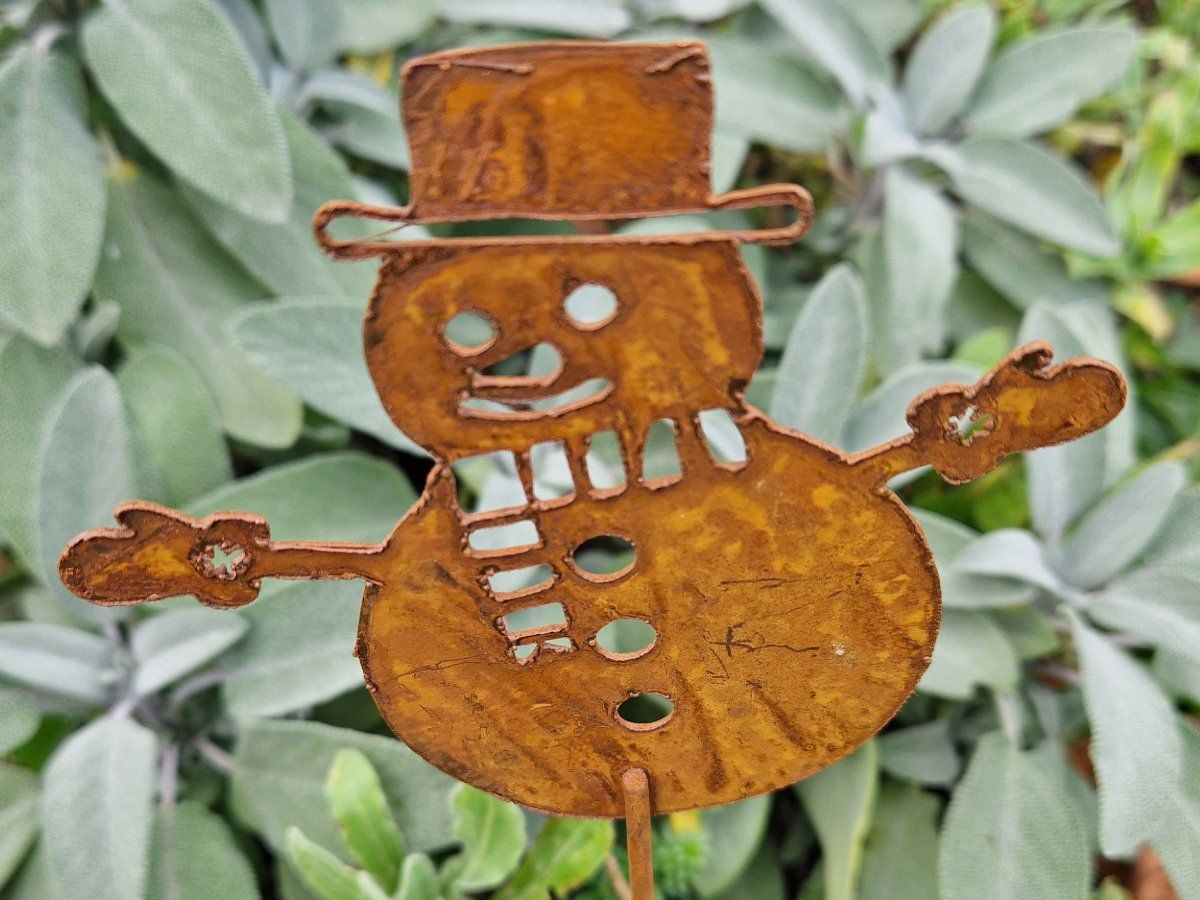 Tutte le decorazioni: Schneemann Rost 35cm – Nuovo e nell'imballaggio originale da Matzendorf venduto da Gartendeko-Shop 2