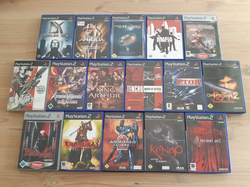16 Action Spiele für Playstation 2 PS2 Sammlung komplett Kaufen auf Ricardo