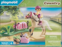 PLAYMOBIL COUNTRY 70521 PONY GERMAN RIDING new‪‪‪‪‪