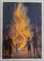 Bundesfeierpostkarte Nr.60a - 1934 - Augustfeuer, ungelaufen