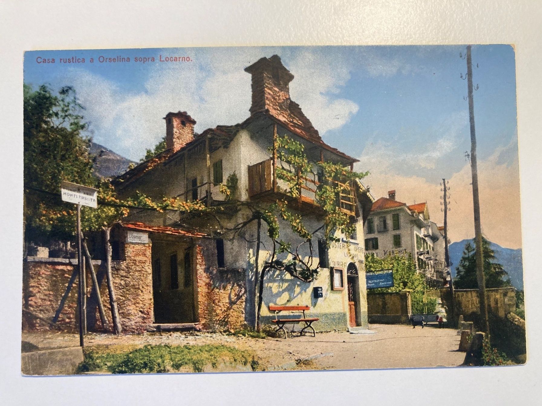 Cartoline postali: Orselina s/Locarno – Nuovo (secondo la descrizione) da Lumino venduto da Givo