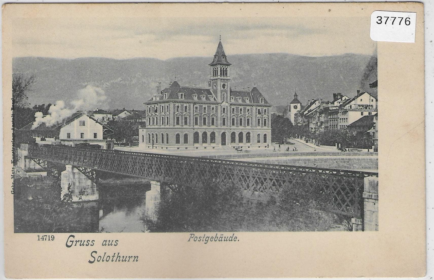 Cartoline postali: Gruss aus Solothurn - Postgebäude – Usato da Ettingen venduto da Kartenplanet