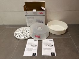 bibi Mikrowellen-Dampfsterilisator weiss Babyflaschen