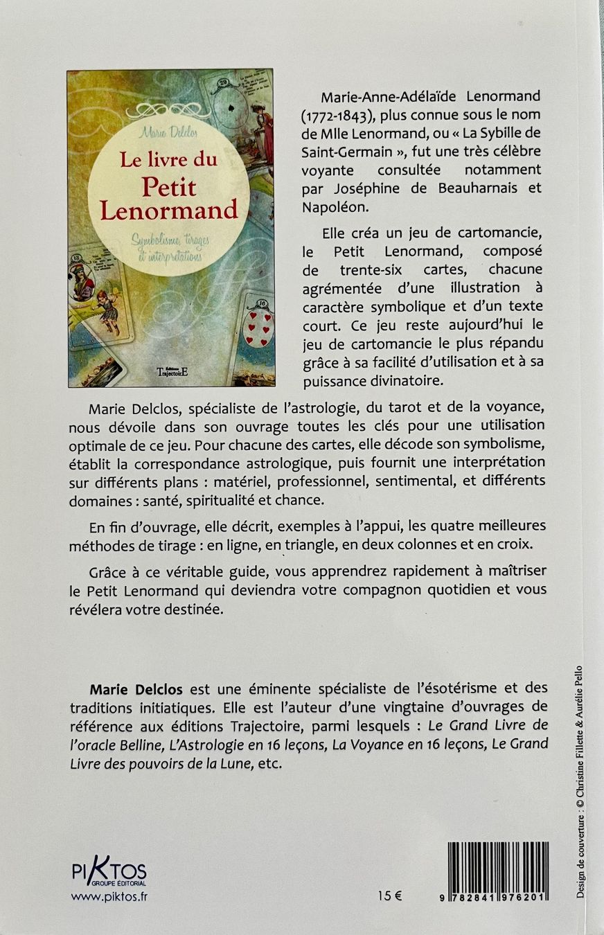 Libri: 2 livres sur le Jeu Lenormand – Usato da Le Crêt-p-Semsales venduto da staglione69 1