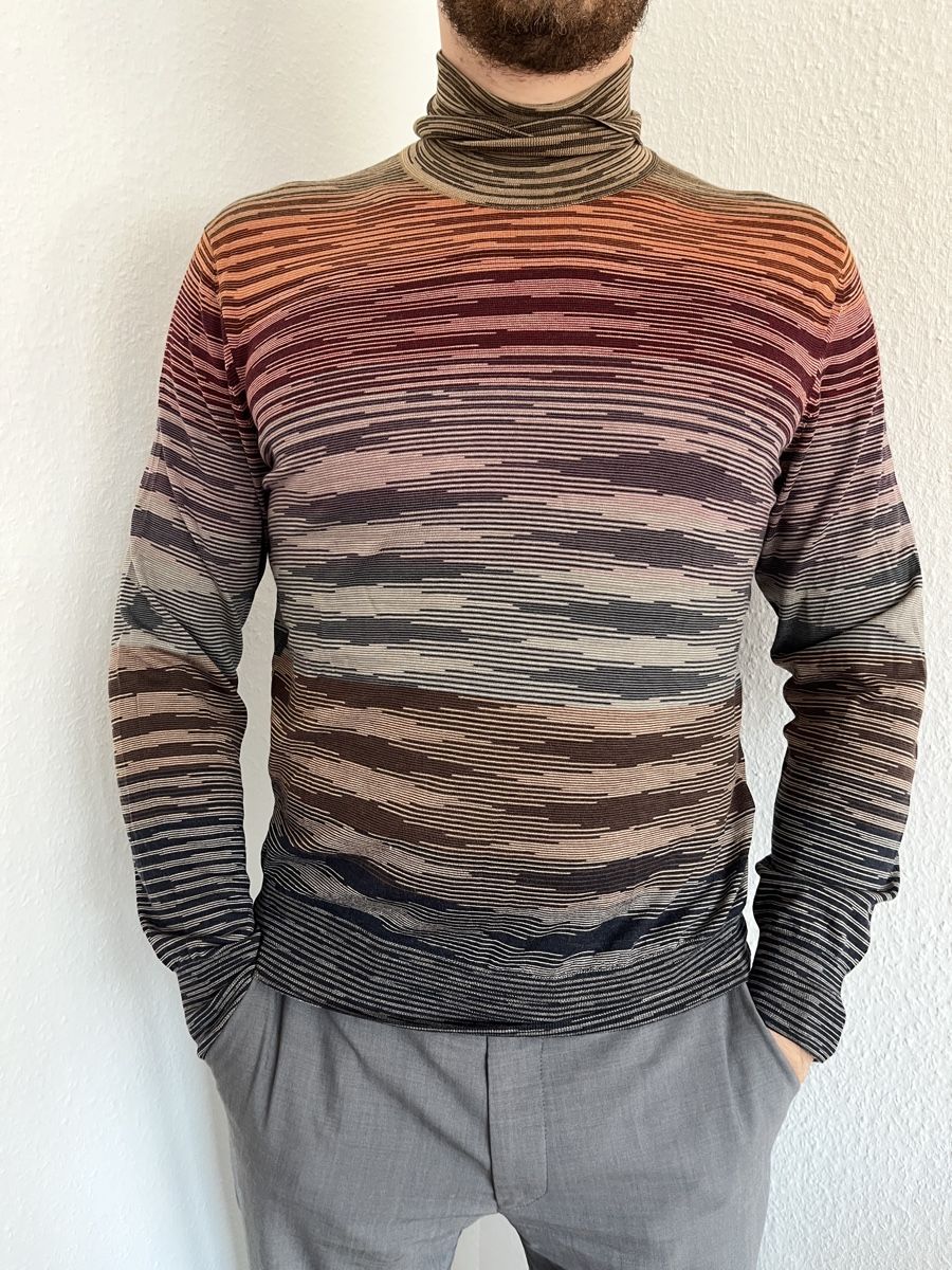 Missoni Maglioni & Felpe: Missoni Rollkragenpullover Gr. 50 Bunt – Usato da Luzern venduto da poe_5fml