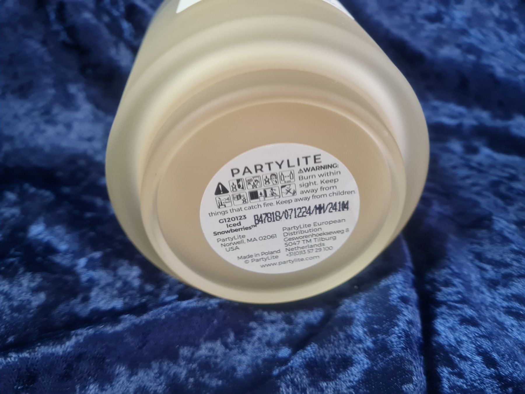 Partylite Bougies: PartyLite - Duftwachsglas Iced Snowberries, Refillable – Neuf avec emballage d'origine à Othmarsingen par Kleibai 1