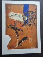 ROLF ZIEGLER LITHOGRAPHIE SIGNIERT BEZ, KÜNSTLERPROBE