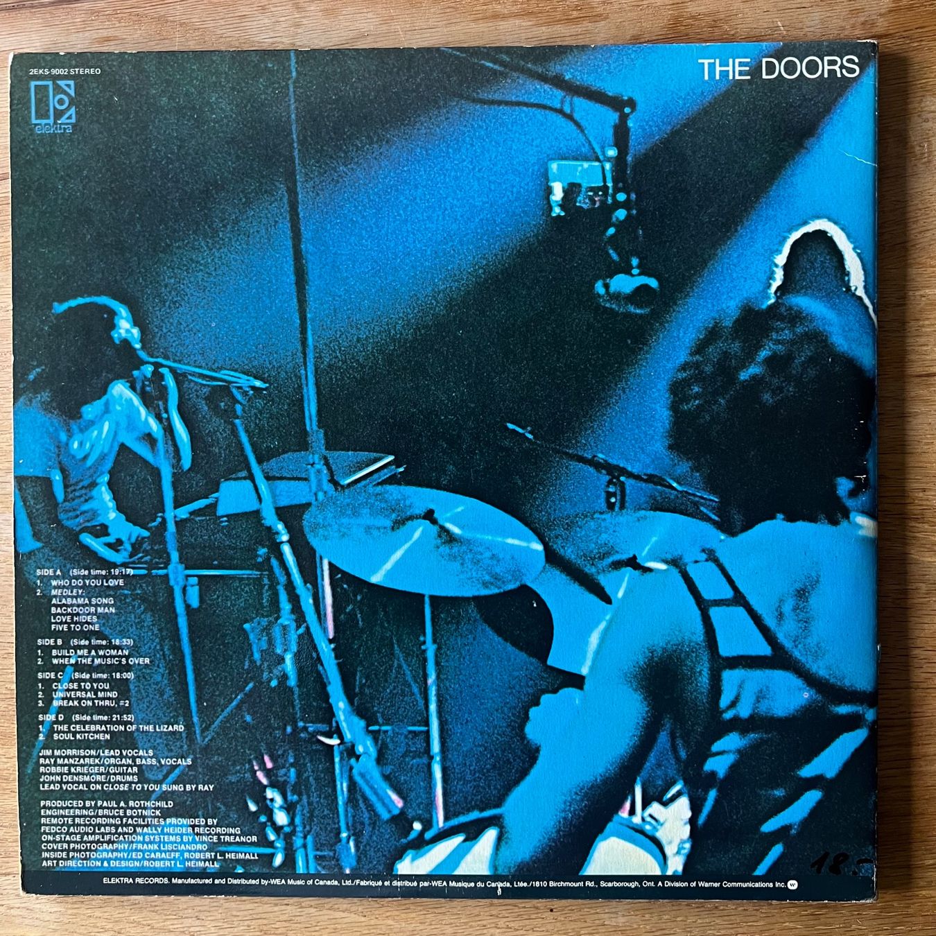 Dischi in vinile: Doors - Absolutely Live! / 2 LP - Canada-Press. RE – Usato da Gais venduto da soundcave57 1