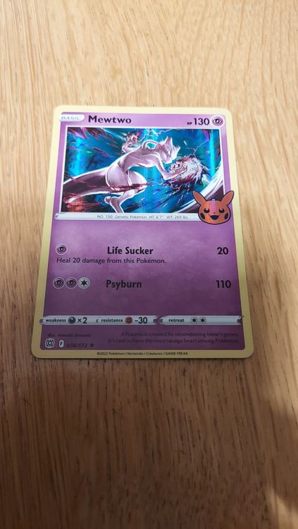 Mewtwo Holo Price Mewtwo Halloween Trick Or Trade Holo Promo Pokmon Card  #056/172 - Near Mint (NM) Condition Mewtwo 056/172 Trick Or Trade Booster  Bundle