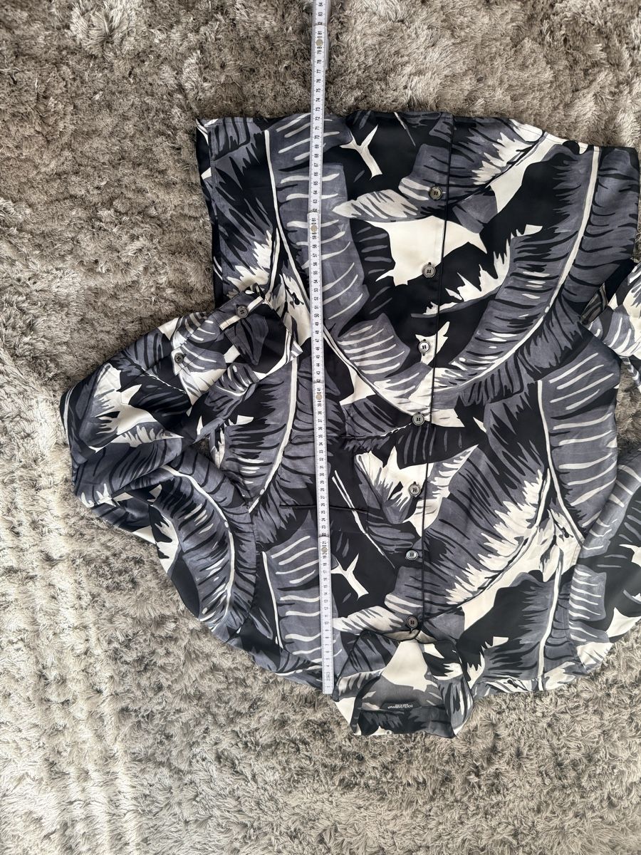 Dolce & Gabbana Camicie: Hemd Dolce & Gabbana Blattmuster Gr. 39 Seide  – Usato da Zürich venduto da MyWardrobe 2