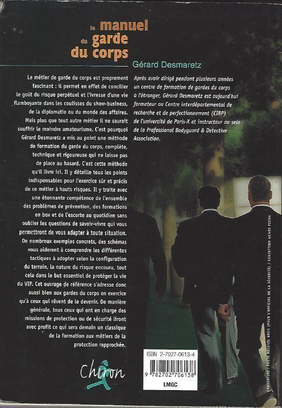 Libri: Le manuel du garde du corps - Sécurité – Usato da Courtepin venduto da Marisou2 1