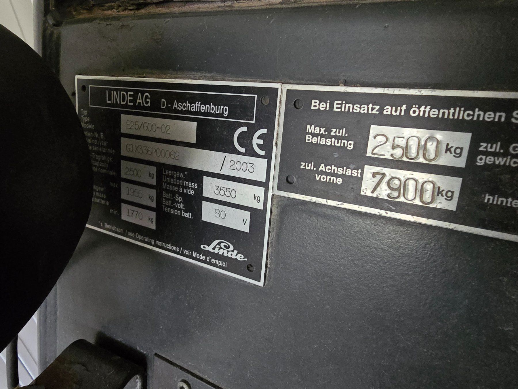 Linde Gabelstapler & Hubwagen: Stapler Linde E25/600-02 mit Ausweis Triplex Hub 470cm – Gebraucht aus Amriswil von basstempel 6