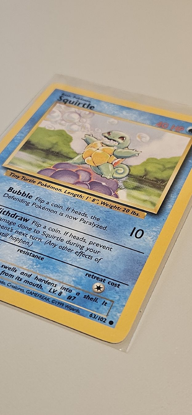 Pokémon Carte collezionabili: Squirtle 63/102 ENG Base Set – Usato da Belp venduto da Ginus85 5