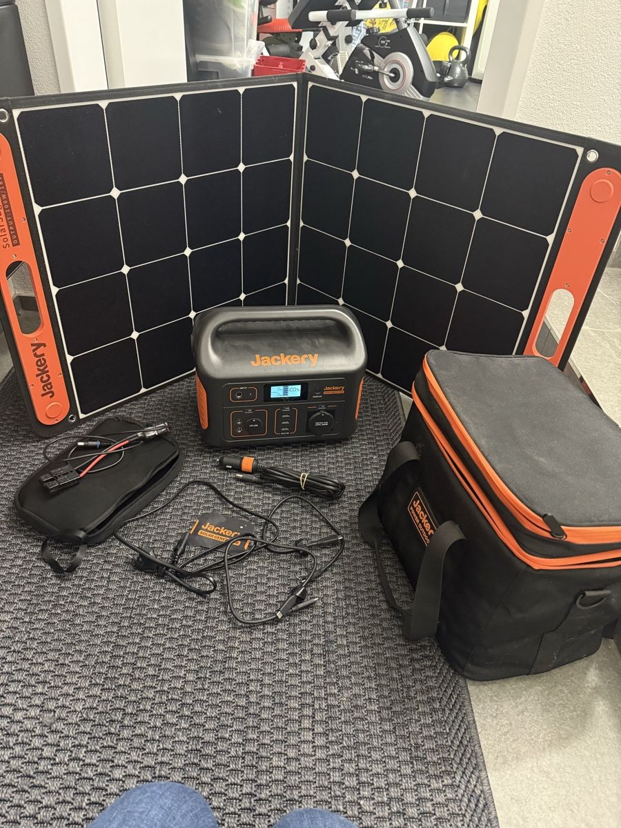 Jackery Dispositivi a energia solare: Jackery explorer 500 inkl Solar saga Panel 100w – Nuovo (secondo la descrizione) da Laufen venduto da car_2fnm