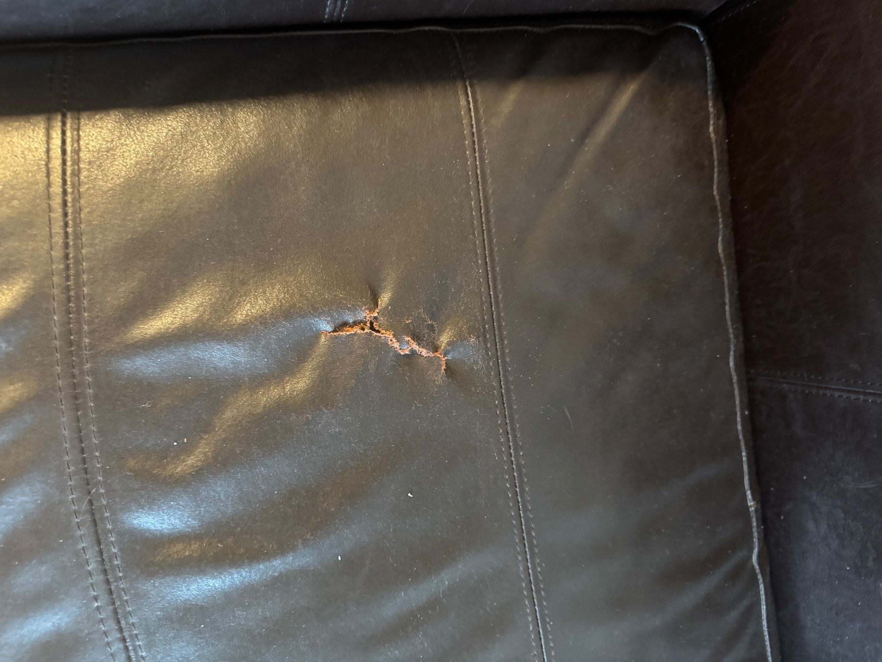 Divani: Vintage Ecksofa Leder dunkelbraun gebraucht – Usato da Zürich venduto da tam_l62y 4