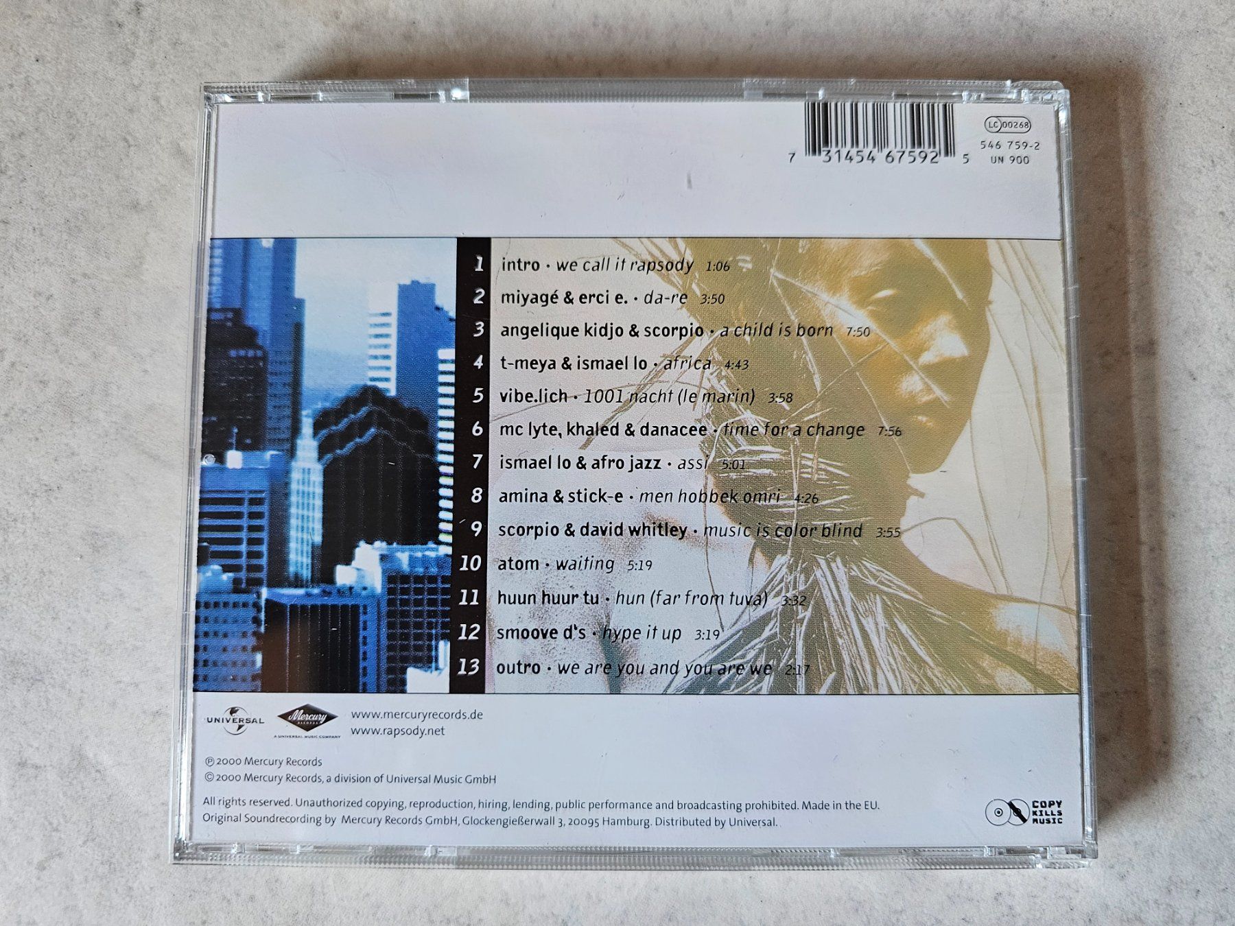 CD: Rapsody  -  Hip Hop meets world – Usato da Schneisingen venduto da backstore24 1