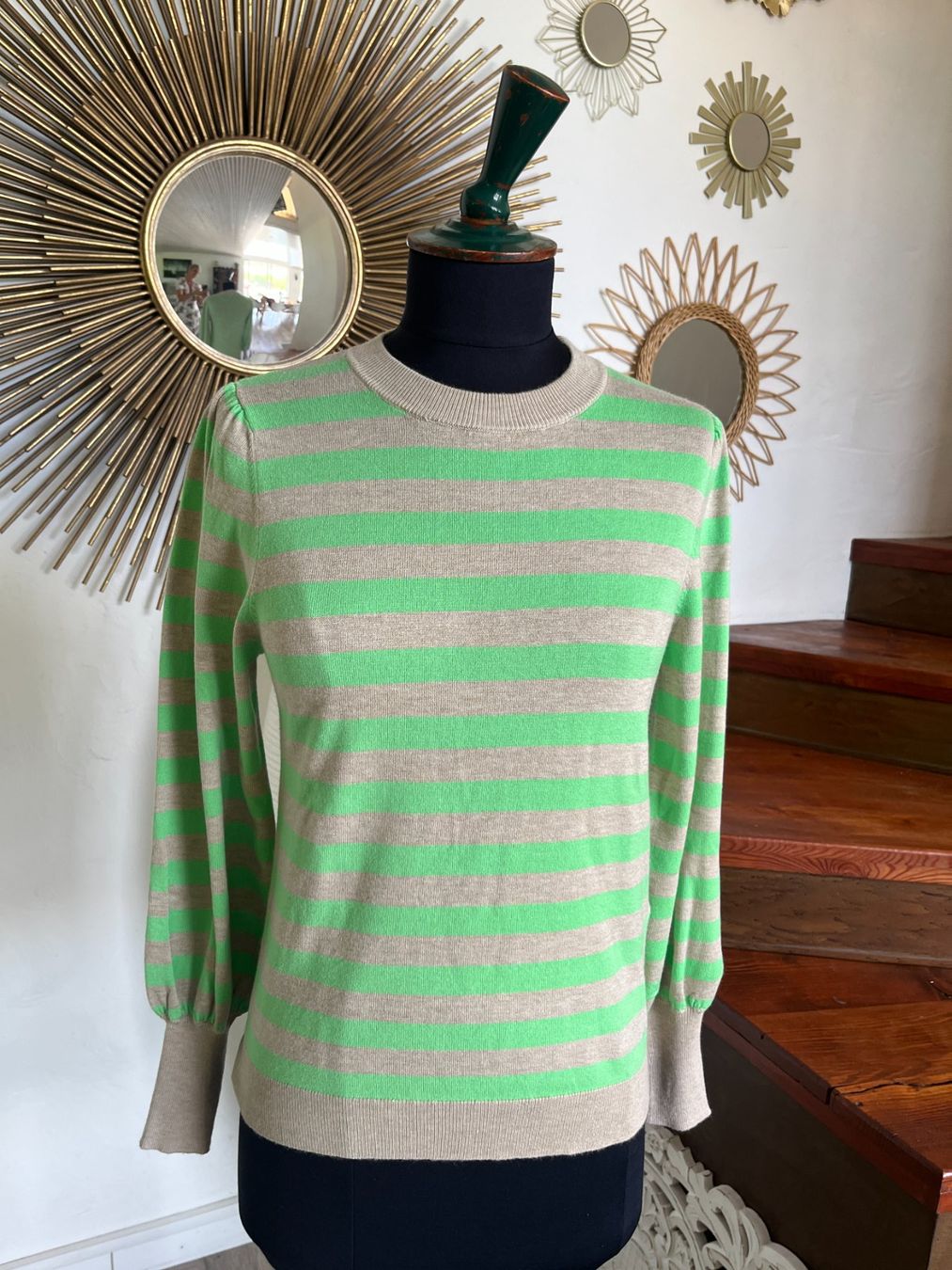 Pullover & Sweatshirts: Pull léger rayé KAFFE – Gebraucht aus Seiry von vanille08