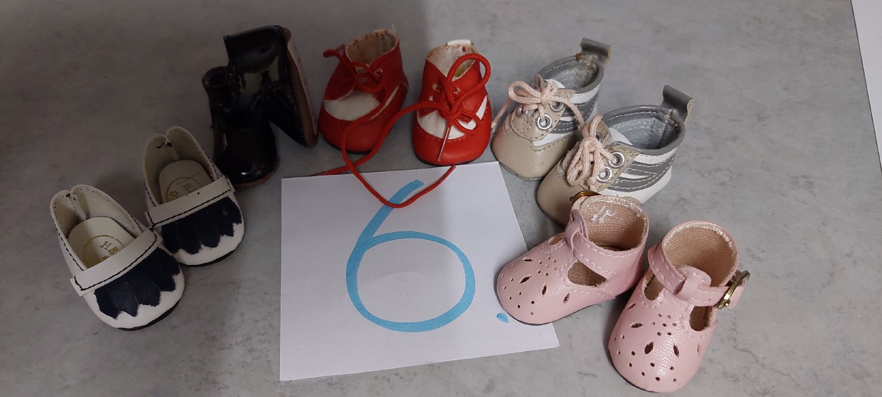 Heidi ott Bambole: 5 Paar Puppenschuhe  auch H. Ott – Nuovo (secondo la descrizione) da Muri AG venduto da nindo1 7