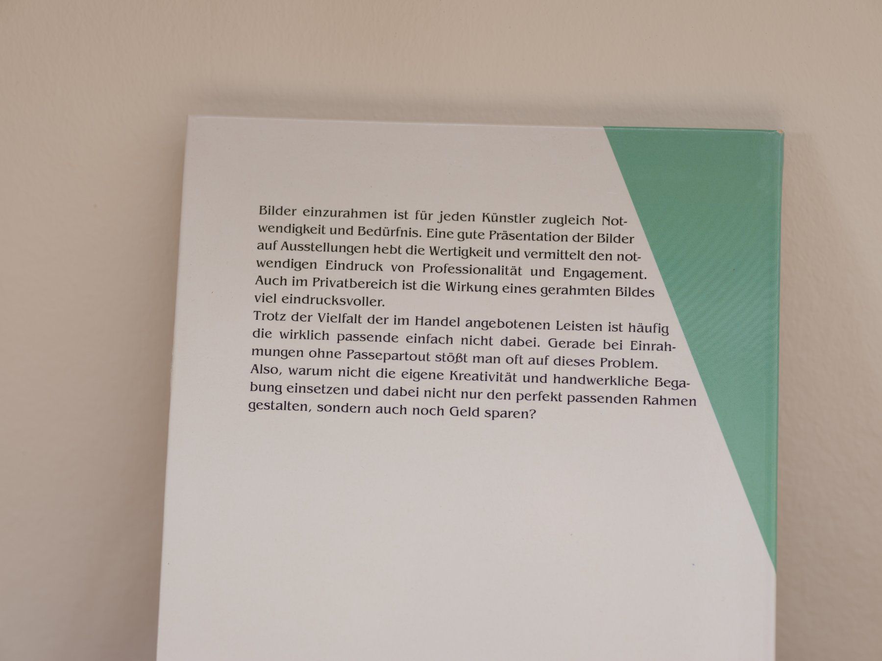 Bücher: Bilderrahmen bauen, gestalten, vergolden – Gebraucht aus Zürich von 000rk 1