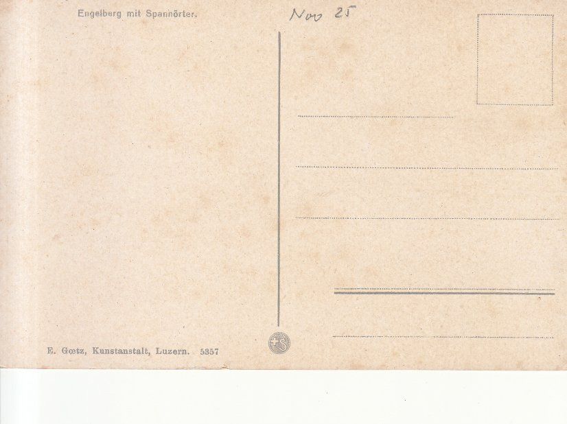 Ansichtskarten: Engelberg 1925 – Gebraucht aus Bürglen TG von StampGraf 1