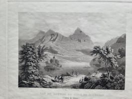 LAUERZERSEE STAHLSTICH BLATTGRÖSSE CA.34X25CM