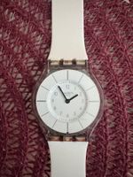 Swatch Armbanduhr weiss "skin"