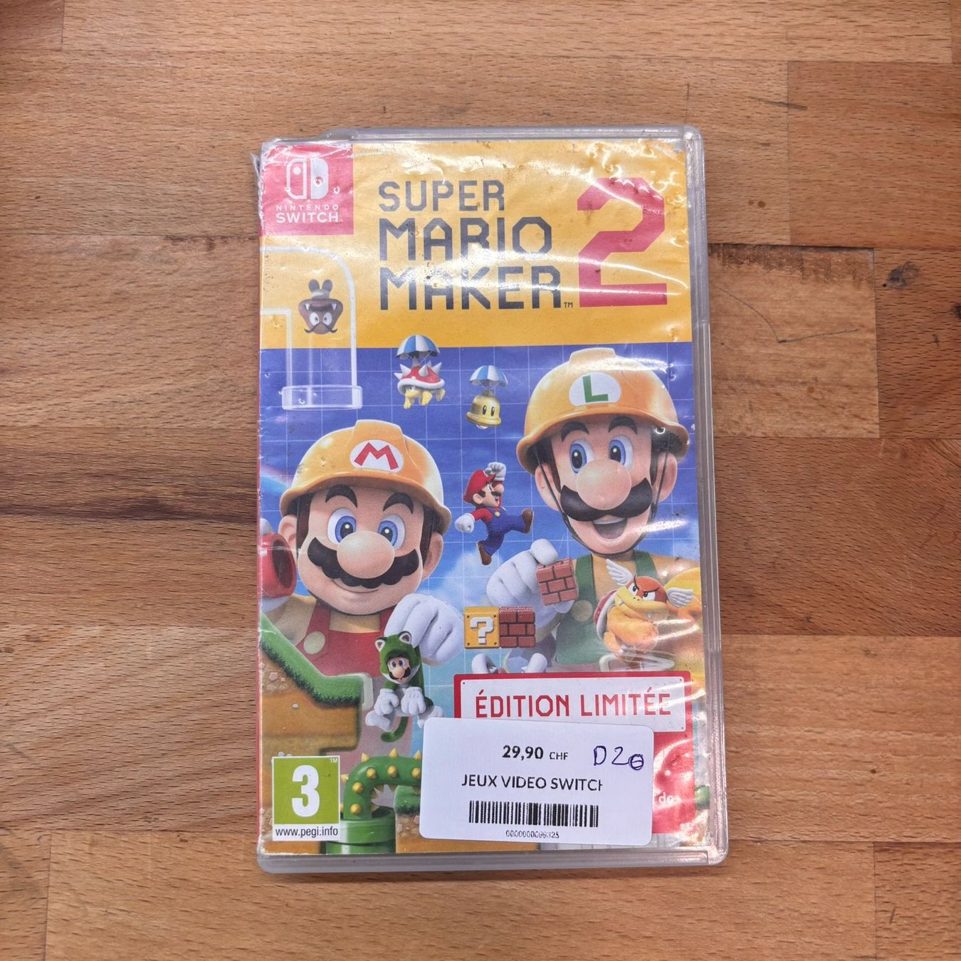 Jeux: Jeu vidéo Switch Super Mario Maker 2 édition limitée – D'occasion à Lausanne par Korner-Cash
