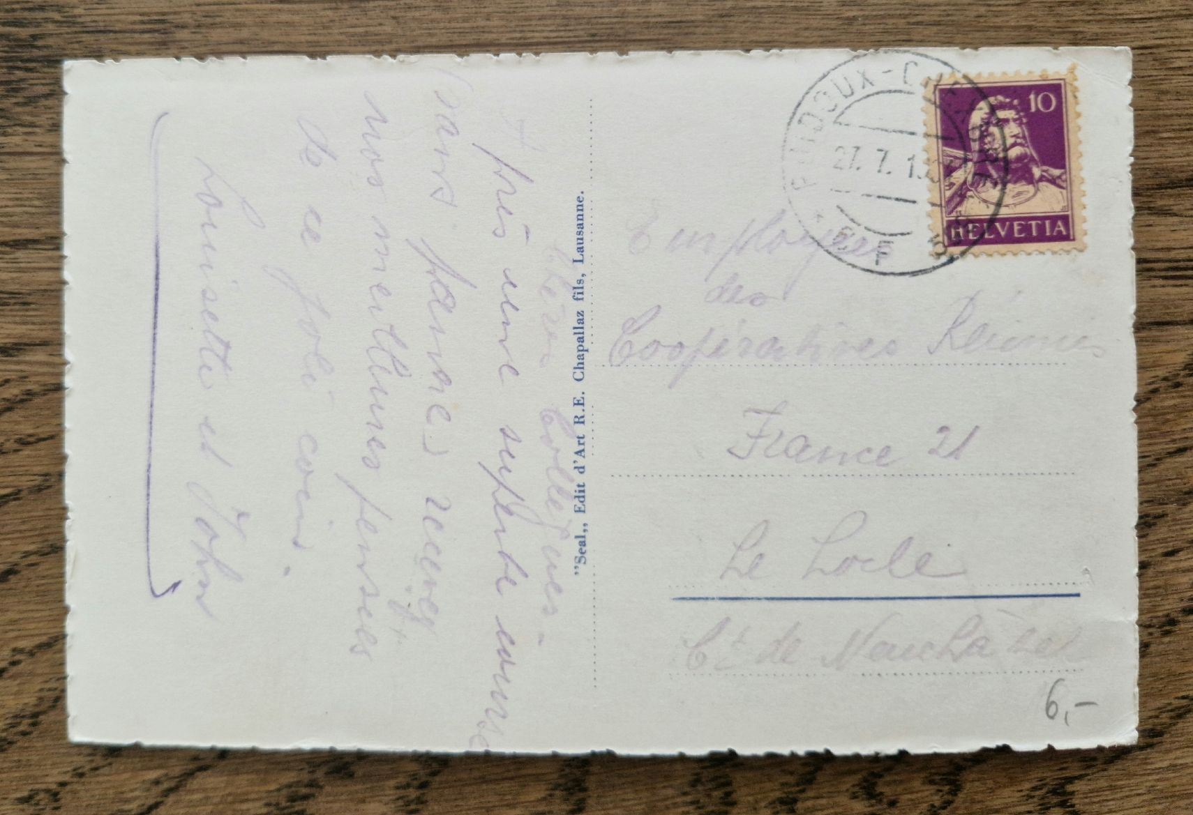 Cartoline postali: Gryon, Pension Broyon 1912 – Usato da Ebikon venduto da Donar50 2
