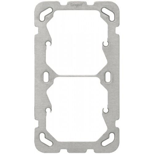 Locher, Hefter & andere Werkzeuge: Befestigungsplatte Hager 2x1, 77x137 NEU – Neu und originalverpackt aus Reiden von Gelbmeise