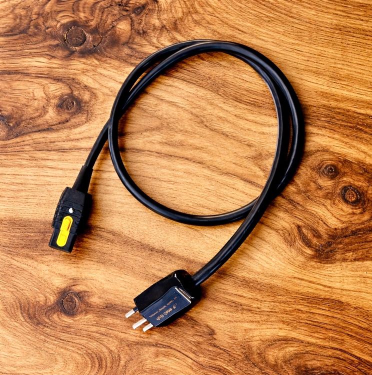 ROTH CABLE Netzkabel schwarz, geschirmt, 1m, 1,5mm2, HiFi (Neu und ...