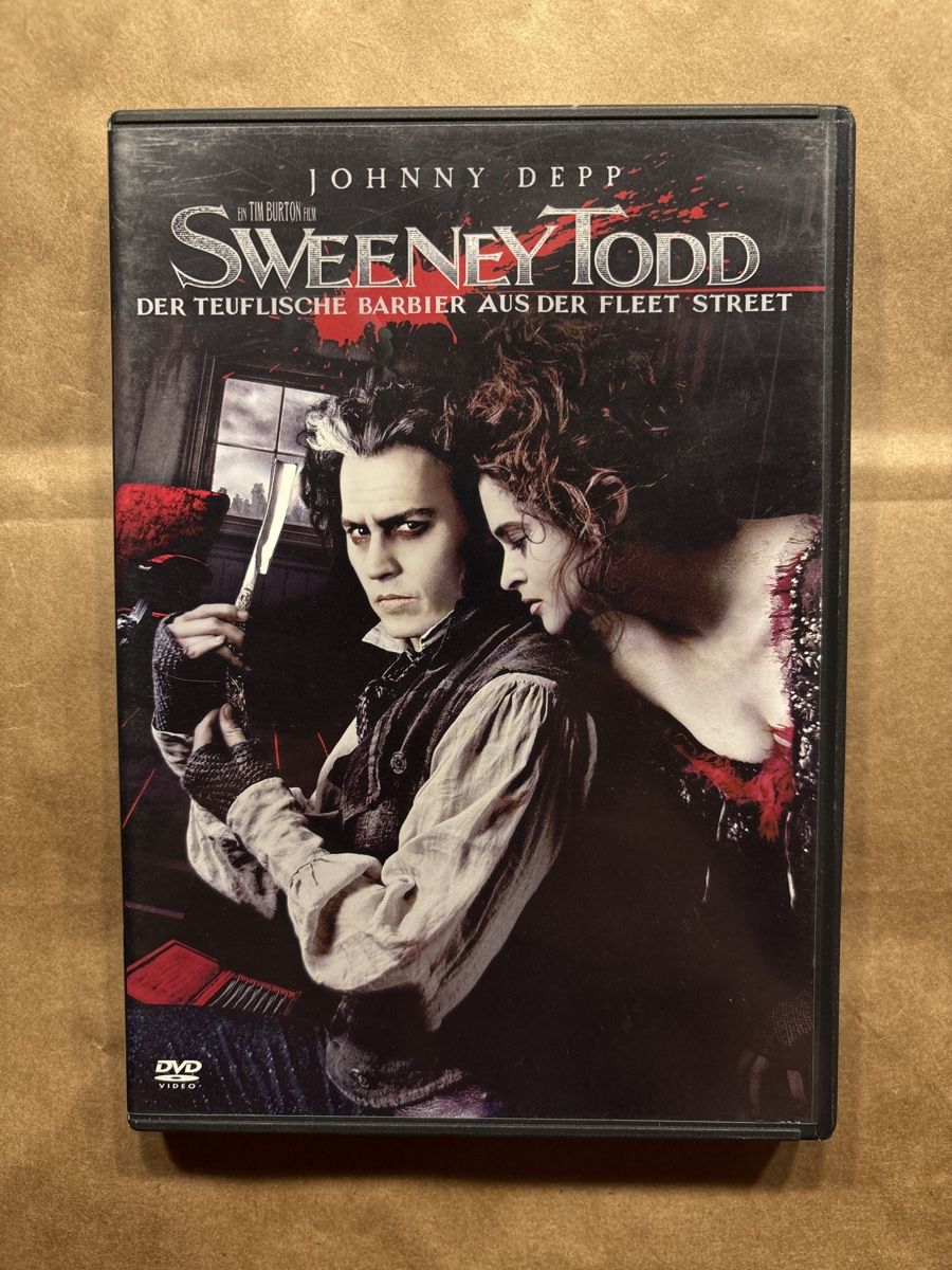 Tutti i DVDs: Sweeney Todd (2404) – Usato da Ruswil venduto da Slivio_