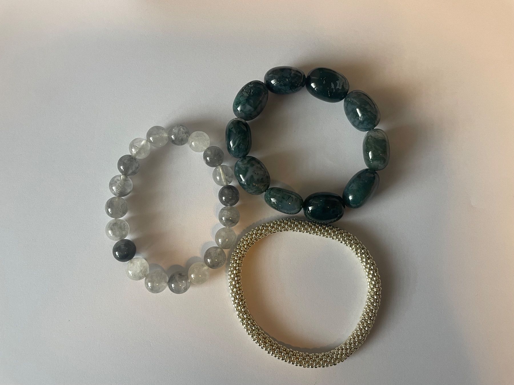 Bracciali & Braccialetti: Schmuck-Set von drei Armbänder – Usato da Bourguillon venduto da gartenwohnen