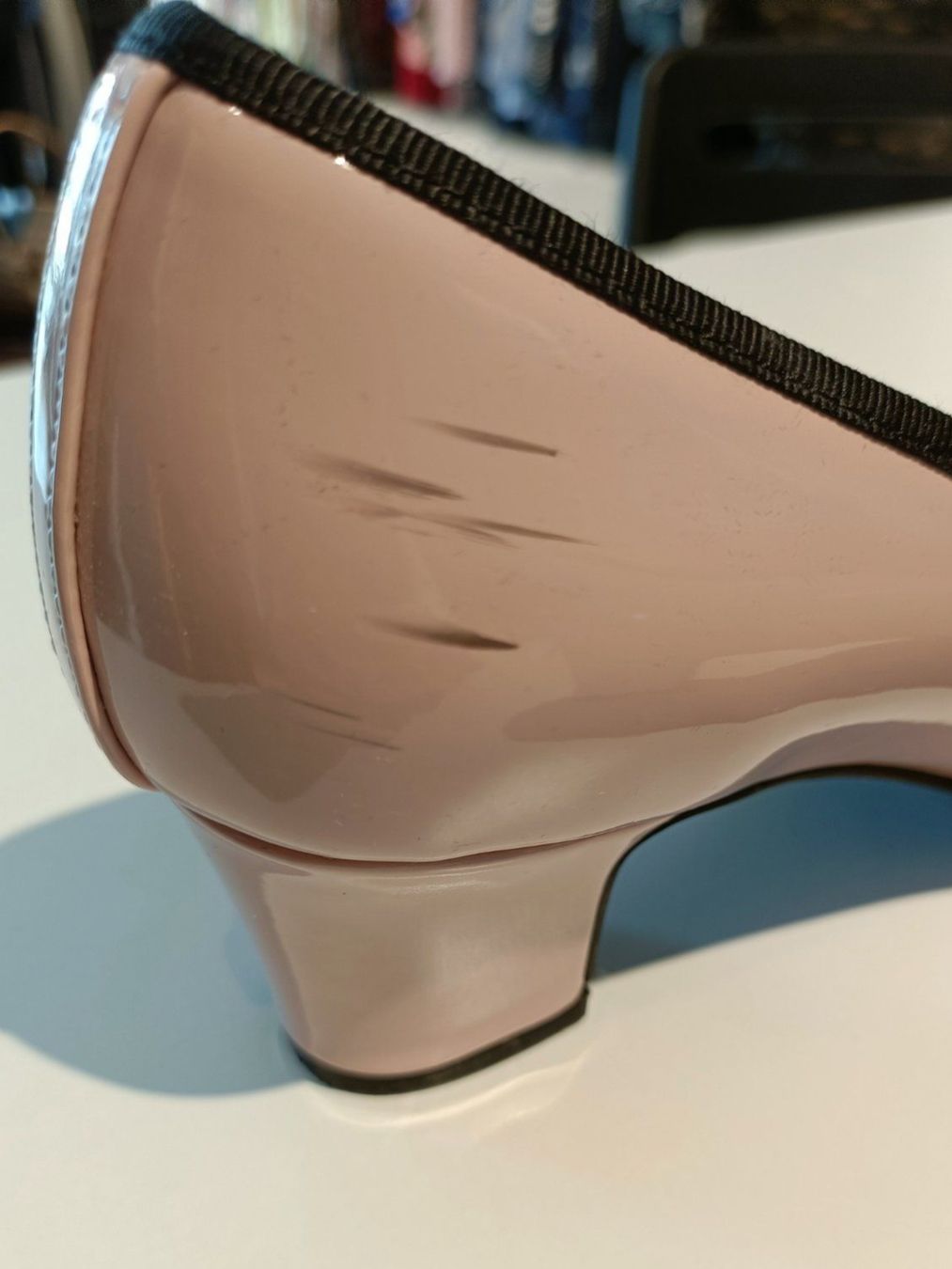 Damenschuhe: Pumps, Lackleder Rosa/Schwarz Gr.37 – Gebraucht aus Zollikofen von Proseco 6