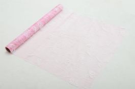 Dekostoff 36cm x 300cm Schmetterlingsdruck Pink (12571)