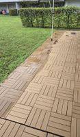 Terrassenplatten Holzoptik 30x30cm neu guter Zustand