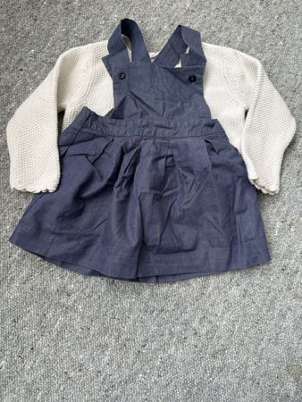 Jacadi Paris Ensemble fille 18 mois, Robe & Gilet Beige ✨ (5