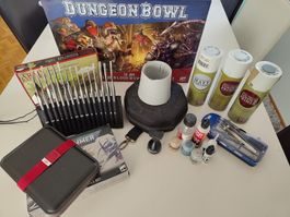Dungeon Bowl (Blood Bowl) COMPLET + kit peinture