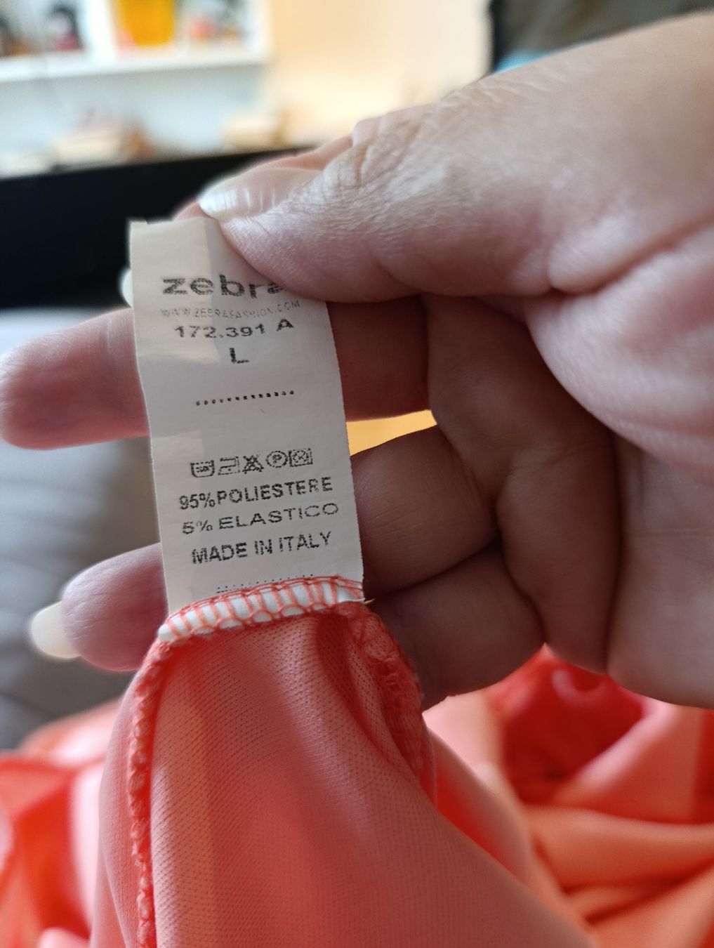 Zebra Vestiti: Kleid orange Gr.L zebra – Usato da Bellach venduto da TORA4 3