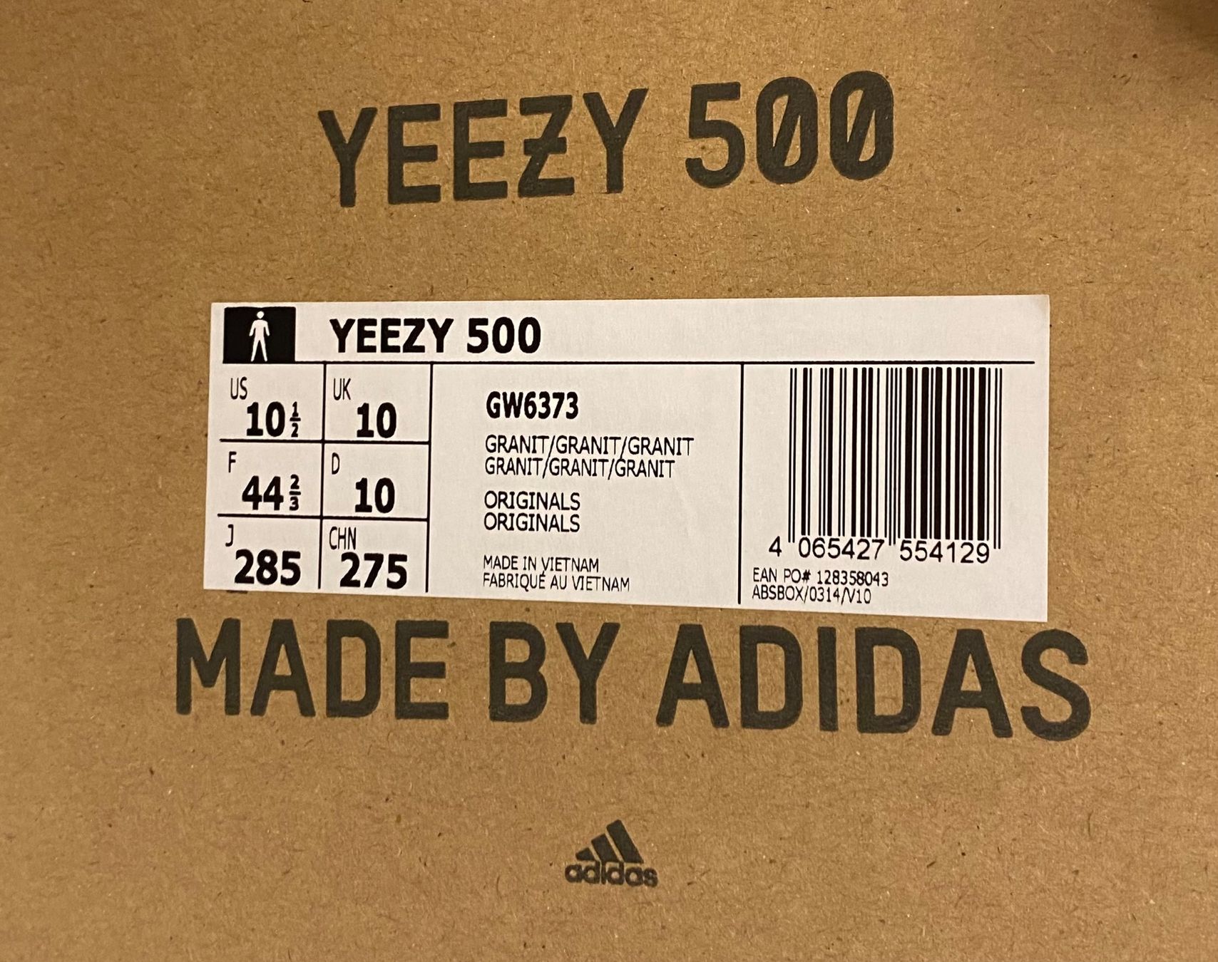 Scarpe da uomo: Adidas Yeezy 500 Granite – Nuovo e nell'imballaggio originale da Zürich venduto da Watches-Co. 5