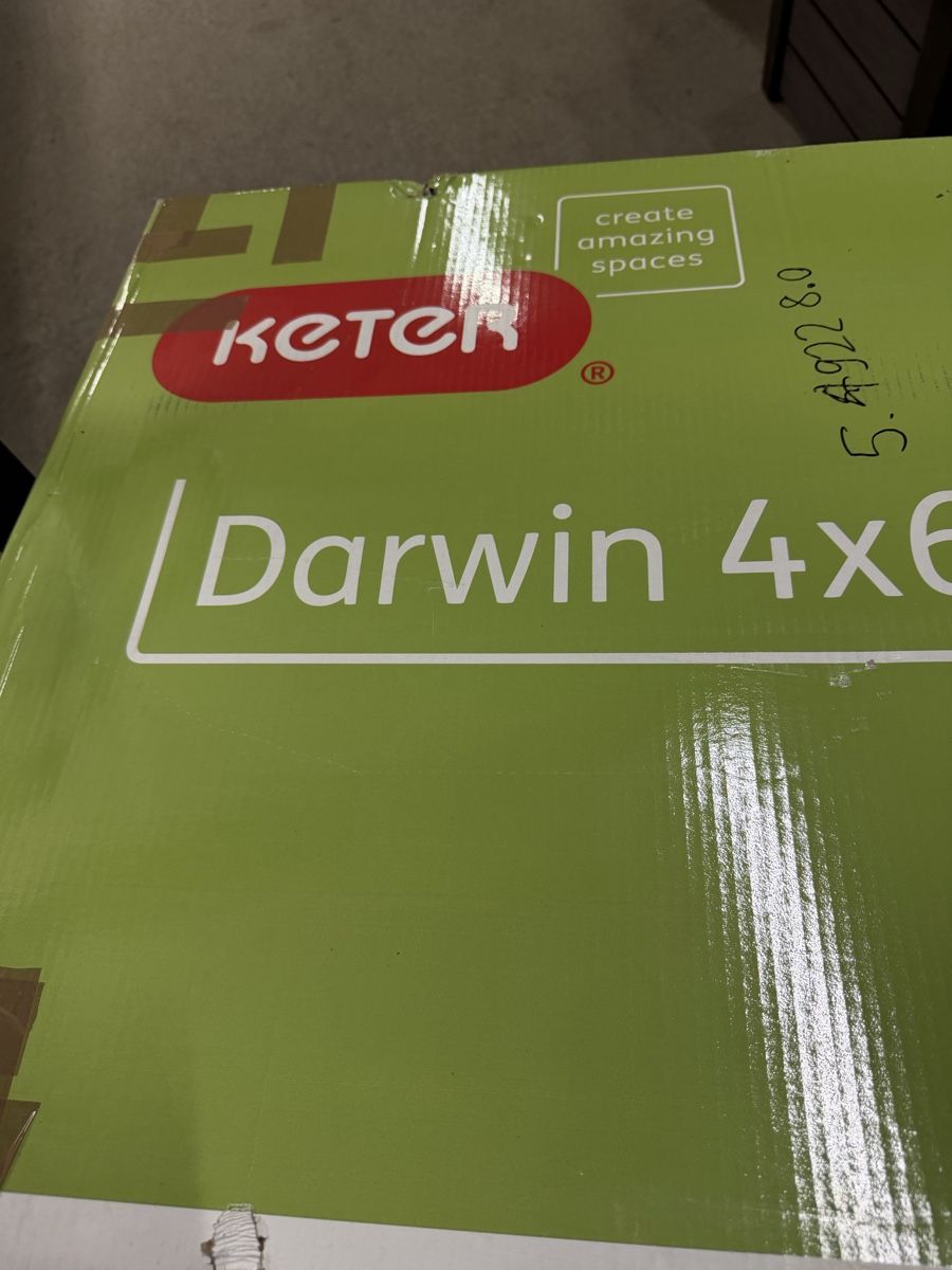 Keter Casette da giardino & serre: Keter Darwin 4x6 Gartenschrank,  – Difettoso da Gontenschwil venduto da Datei 1